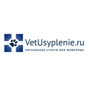 Гуманное усыпление животных на дому VetUsyplenie — логотип