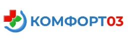 Перевозка лежачих больных Служба Комфорт03 — логотип